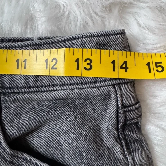 Gap Size 6S 90’s High Rise Straight Denim in Washed Black - Picture 6 of 10